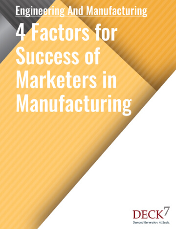 4 Factors For Success Of Marketers In Manufacturing Mobile View